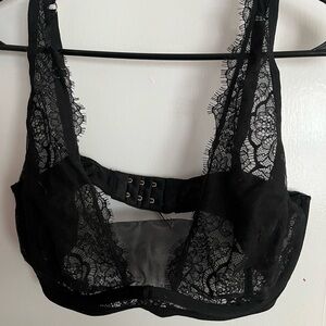 Black lace bra 34DD
